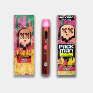 PACKMAN PEACHY NERDZ EMPTY DISPOSABLE CARTS (NO OIL)