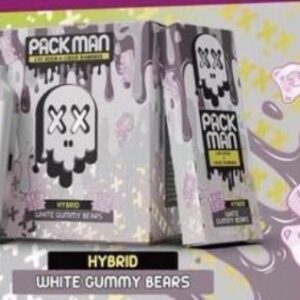 Packman White Gummy Bears Disposable (HYBRID)